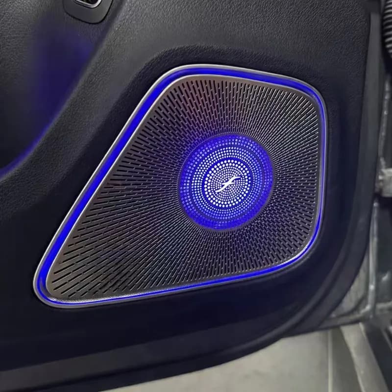 Cache enceinte Burmester avec éclairage