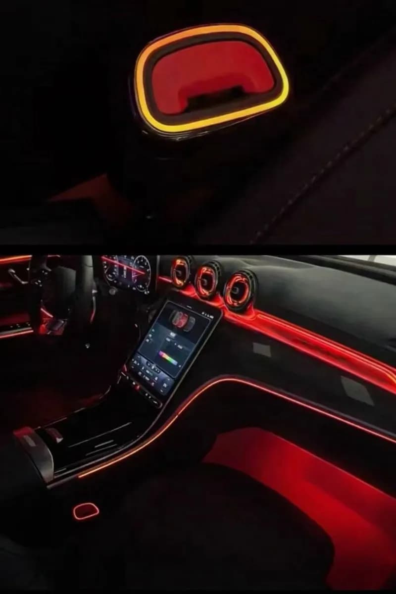 Ceinture avec éclairage d'ambiance