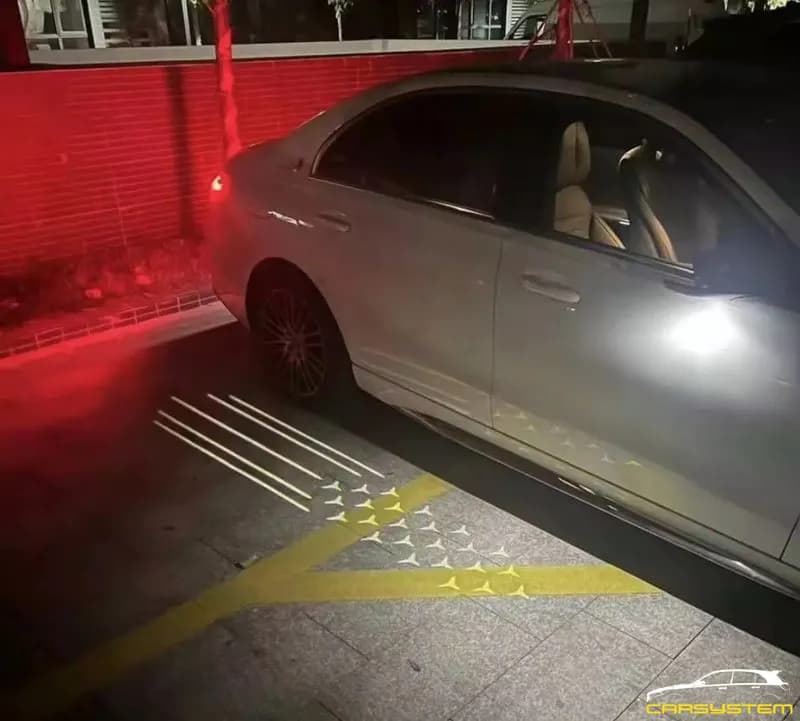 Eclairage de bienvenue rétroviseur Mercedes