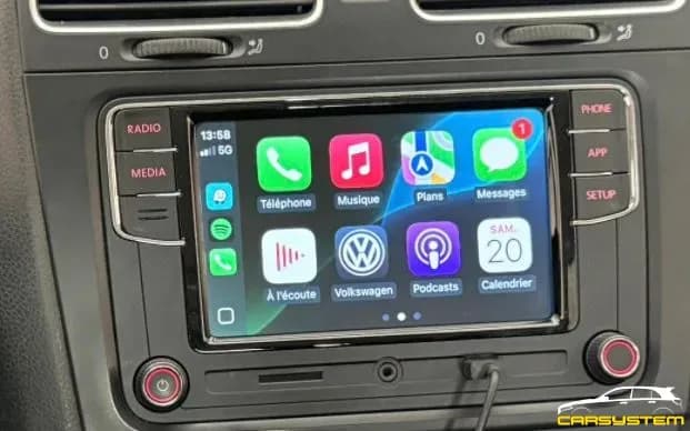 Ecran carpeil Android pour Volkswagen Golf 5