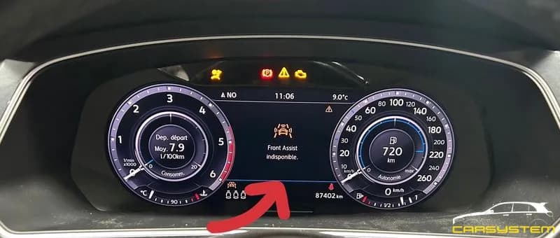 Réparation Virtual Cockpit Volkswagen Golf Tiguan
