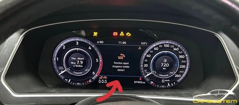 Réparation Virtual Cockpit Volkswagen Passat